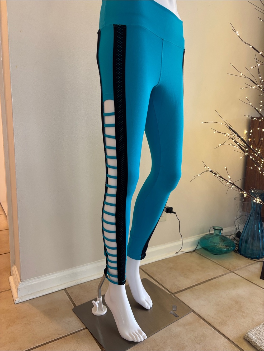 Equilibrium Strappy Side Panel Leggings - Women's Activewear